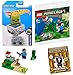 LEGO TNT Minecraft Steve & Creeper Set 30393 Bundled with Adventure Hot Wheels Minecart Car Bundled with Mini-Figure Blind Box Playset 3-Items Mine & Dig in