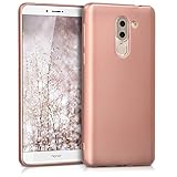 kwmobile Chic TPU Silicone Case for the Huawei Honor 6X/GR5 (2017)/Mate 9 Lite in metallic rose gold
