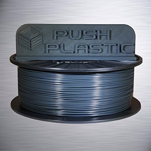 Push Plastic 1.75mm Dark Grey PLA 3D printer filament 1kg (2.2 lbs)