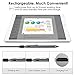 MoKo Universal Active Stylus, 2 in 1 High Precision Sensitivity 1.5mm Capacitive Pen, Metal Stylus Pen for Touch Screen Devices Smartphones & Tablets(iPad, iPhone X/8/8 Plus, Samsung etc.)- Space Gray