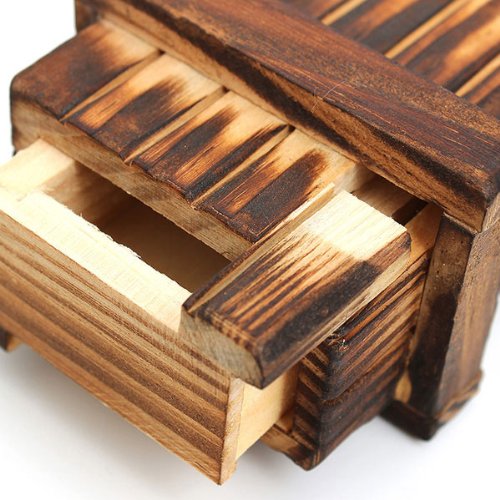 SICA Mini Compartment Wooden Secret Toy Magic Puzzle Box