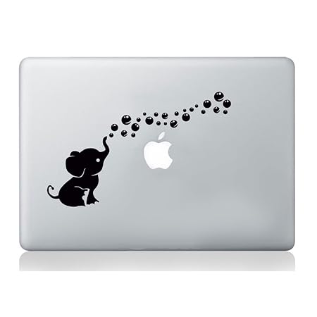 Elefant Aufkleber Apple macbook Laptop Abziehbild Kunst Grafik Vinyl lustig Wandbild