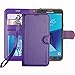 ERAGLOW Galaxy J7 V / J7 Perx / J7 Sky Pro / J7 Prime / J7 2017 / Galaxy Halo Case Luxury PU Leather Wallet Flip Protective Case Cover with Card Slots and Stand for Samsung Galaxy J7 2017 (Purple)