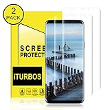 Galaxy S9 Plus Screen Protector,[2-Pack] iTURBOS Full Screen Coverage 3D PET HD Screen Protector Film for Samsung Galaxy S9 Plus.