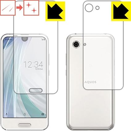 Amazon Pda工房 Aquos R Compact Shv41 701sh Sh M06 キズ自己修復 保護 フィルム 両面セット 光沢 日本製 スクリーンプロテクター 通販
