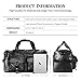 Zeroway PU Leather Weekender Bag, Large Travel Duffel Bags Overnight Carry on Bag with Shoe & Laptop Compartment for Women Men Brown