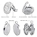 Aromatherapy Perfume Essential Oil Diffuser Necklace Locket Pendant Necklace with 6 Felt Pads (Flower Tatt)thumb 2