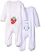 Carter's Baby Cotton Sleep and Play (Pack of 2), Owl/Strawberry, 3 Months