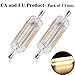 YouOKLight 2 Pack, R7S 78MM 5W LED Light Bulbs Warm White, J Type 360 Degrees Floodlight Bulb-No Dimming, Replacement for 40W Double Ended Halogen Lamps, AC90~265V