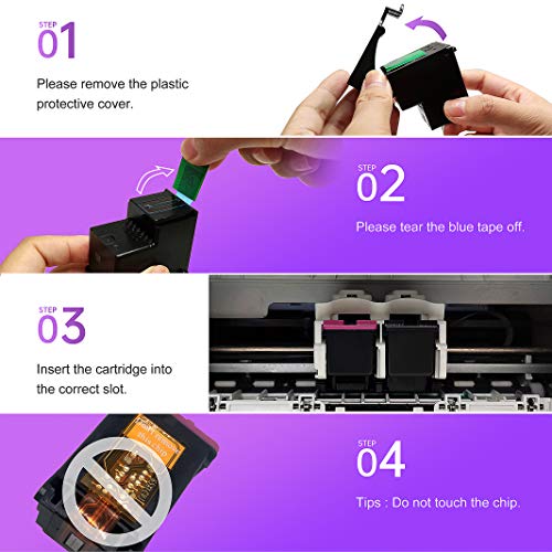 ColoWorld Remanufactured 56 Ink Cartridges Replacement for HP 56