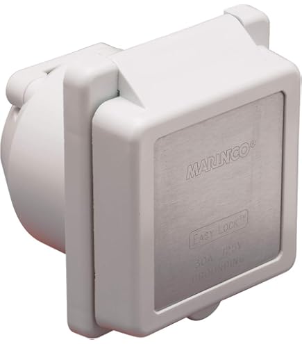 Amazon.com : Marinco 157AY Marine Electrical Shore Power 