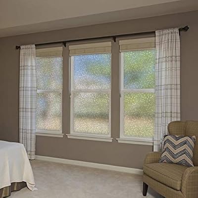 Amazon Com Gila Decorative 36 In W X 6 1 2 Ft L Frosted Sparkle Privacy Decorative Window Film Home Kitchen