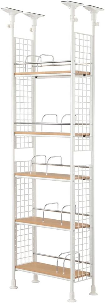 Amazon 突っ張りラック つっぱり式 収納棚 ラック 棚 天井 つっぱり 収納ラック ディスプレイ棚 オープンラック キッチンラック オンライン通販