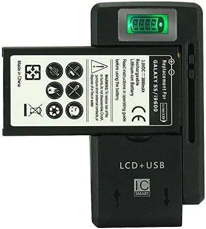 Fljie New Mobile Universal Battery Charger + USB-Port For Smartphone Battery (Universal charger)