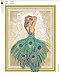 KoKoWill Special Shaped Diamond Painting Kits for Adults, 5D DIY Partial Drill Crystal Rhinestone Embroidery Cross Stitch Home Wall Décor Arts Craft Canvas,Peacock Lady,15.75 x 19.68 inch