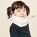 Kids Girls Unicorn Horn Fleece Earmuff Earwarmer Plush Scarf Adjustable Winter Ear Muffs for Children 3-14 Years