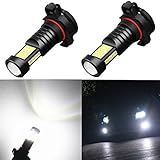 Alla Lighting 2000 Lumens High Power 3030 36-SMD Extremely Super Bright 6000K White 12276 2504 PSX24W LED Bulbs for Fog Driving Light Lamps Replacement