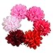 SuZhi 30 Pieces Different Colors Handmade Chiffon Flowers for DIY Headbands Girl Flower Accessories Baby Flower Headband (Multi)