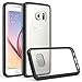 Samsung Galaxy S7 Case, Bastex Crystal Clear Air Fused Rugged Hybrid Ultra Slim Shockproof Bumper with Clear Back Panel Case Cover Flexible TPU for Samsung Galaxy S7 (Black)