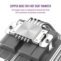 ID-COOLING IS-55 ARGB White CPU Cooler Low Profile