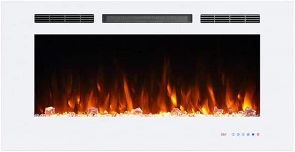 Chimenea Electrica Calefactor Eléctrico Instalación Pared Mando