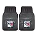 FANMATS 10474 New York Rangers 2-Piece Heavy Duty Vinyl Car Mat Set, Front Row Floor Mats, All Weather Protection, Universal Fit, Deep Resevoir Design
