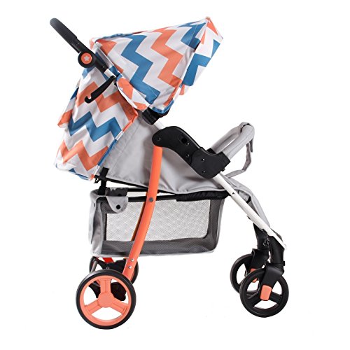 my babiie coral chevron