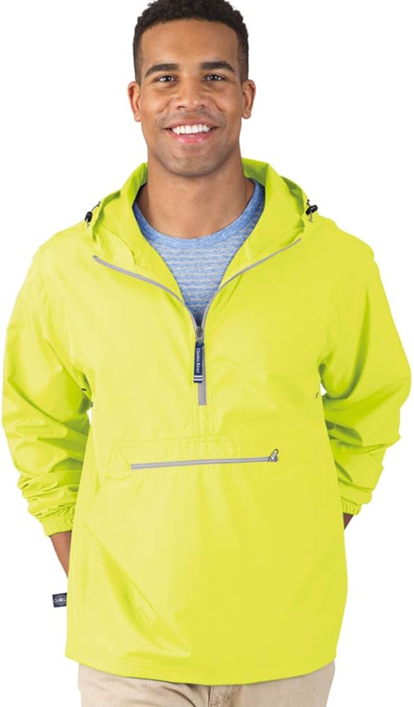 Charles River Apparel Pack-N-Go Wind & Water-Resistant Pullover (Reg/Ext Sizes): Clothing