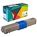 Do it Wiser Compatible Toner for Oki C332dn C332 MC363dn MC363-46508701 - Yellow 3,000 Pages
