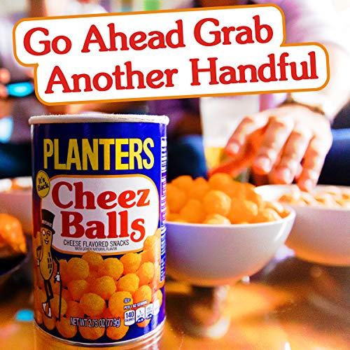 Planters Original Cheez Balls Cheese Flavored Snacks (6 ct Pack, 2.75