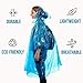 Ginmic Ponchos Family Pack - Rain Ponchos for Kids and Adults, Assorted Colors, Extra Thick 0.03mm, Disposable Emergency Rain Ponchos for Family Travel, Camping, Hiking, Fishing (12Pack-Adults-Colors)