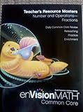 Paperback Teacher's Resource Masters, Number and Operations - Fractions, Grade 3 (enVisionMATH Common Core) by Pearson Education (2012-05-03) Book