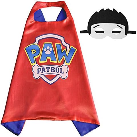 Tinley Warehouse Superhero Cape and Mask Costume Set Boys Girls Birthday Halloween Play Dress Up