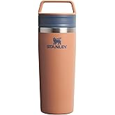 STANLEY Cafe To Go Travel Mug 16 oz | Leakproof Two-Part Drink Through Lid | Tumbler Cup for Coffee, Tea and Drinks | Insulated Stainless Steel Coffee Mug | BPA-Free | Toast