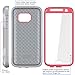 E LV Case for Galaxy S7 Case Hybrid Armor Protection Defender Case Cover with Built-in Screen Protector for Samsung Galaxy S7 - [RED Melon/Grey]