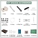 DIY Ukulele Kit Build Your Own Soprano Ukulele Kit Handmade 21 Inch Hawaii Ukulele DIY Kit for Boys Girls Kids Teens Adults Beginners Amateur School Project Art Project