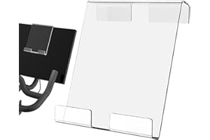 Treadmill Tablet Holder 18x16cm Clear Acrylic Books Magazines Holder Exercise Bike Reading Stand