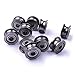 Atoplee 20pcs 4 * 13 * 7mm Metal Sealed Guide Wire Line Track 4 X 13 X 7mm Deep U Groove Pulley Rail Ball Bearing U624ZZ4