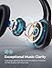 ABLEGRID QuietOdio 10 Active Noise Cancelling Headphones, Bluetooth 5.0 Over Ear Wireless Headphones with Deep Bass Mic/Apt-X, Soft Protein Earpads, 40H Playtime for Travel/Work/TV/PC/Cellphonesthumb 3
