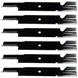 6 Pack - USA Mower Blades Commercial Hi-Lift fits Scag 48111 481708 481712 48304 A48111 A48304