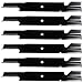 6 Pack - USA Mower Blades Commercial Hi-Lift fits Scag 48111 481708 481712 48304 A48111 A48304