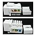 RJ45 Keystone Jack Ethernet Punch Down Cat 5 5e 6 Inserts Network Module (10-Pack White)