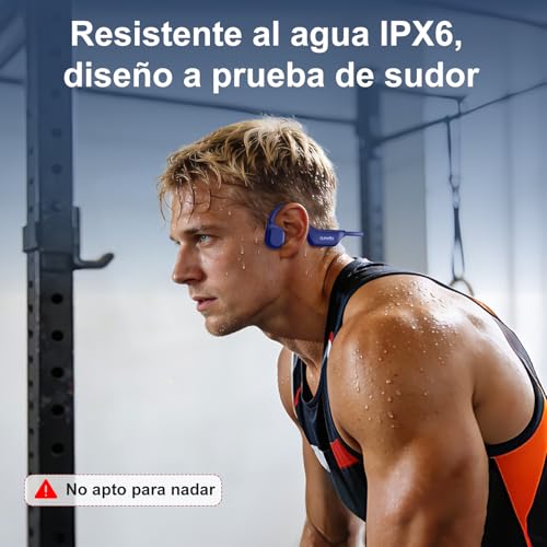 sunvito Headphones, Wireless Sports Headphones Bluetooth Open Ear IPX6 Waterproof Lightweight Running Headphones Sleep Headphones