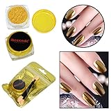 Oksale® Women DIY Mirror Powder Effect Chrome Nails Pigment Gel Polish