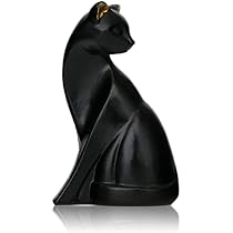 2Pcs Black Cat Statue, Home Decor Mini Cat Figurines, Room Decor