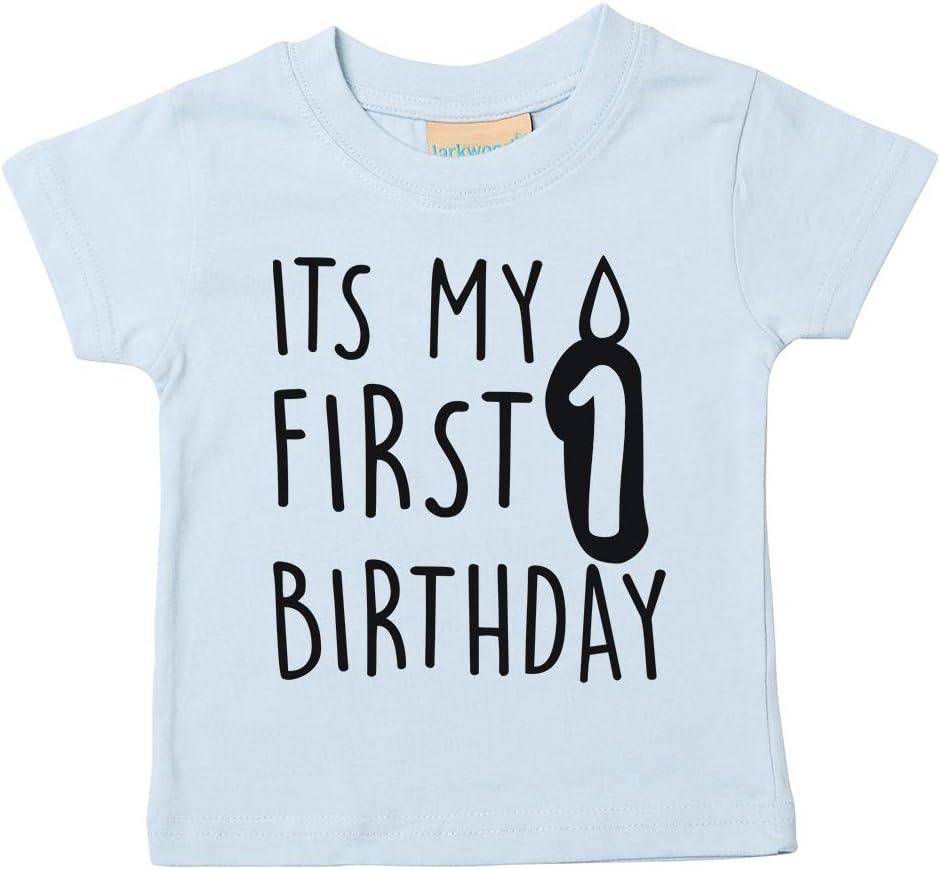Personalised Kids Childrens T-Shirt Boys Girls Candle Birthday Party Tee Top CB4