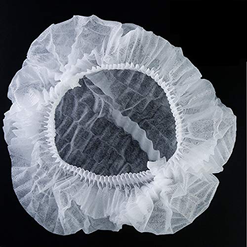 Disposable Bouffant Caps Hair Net Cap 120 Pcs 21inches Elastic Mob Caps for Food Service, Medical Use, Sleeping Head Cover, Factory Warehouse Worker, Beauty