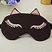 PowerLead Pmsk K001 Sleep Mask Soft Eye Mask Shades Allow Deep Relaxation & Improves Your Sleep Quality