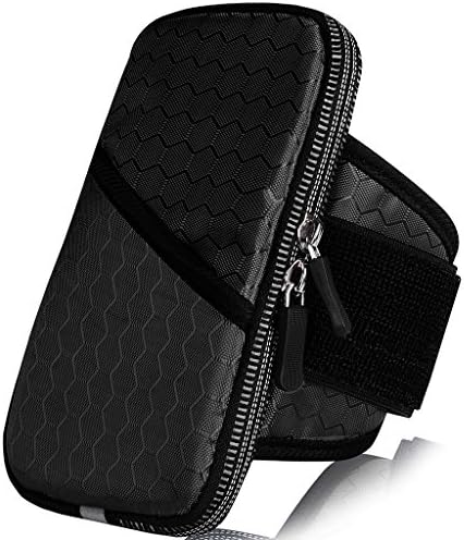 Outdoor Sports Armband Running Gym Arm Bag Phone Holder Pouch Case for iPhone X 8 Plus 7 Galaxy S8 S9 S10 J6 Plus Motorola Moto G7 G6 LG G8 ThinQ V40 ThinQ Q6 Google Pixel 2 XL 3 (Black)