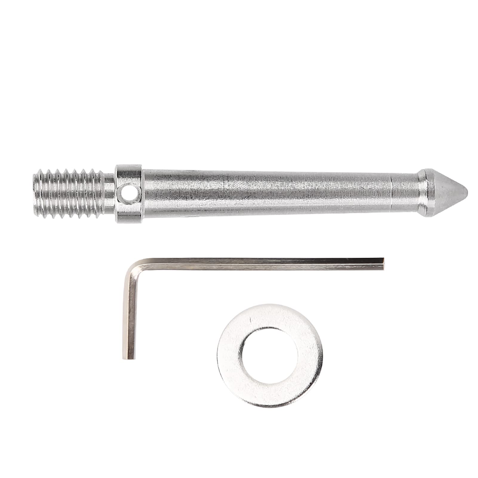 RBSD Camera Spike Mount, Ground Mount, Portable, 3/8 Inch Screw Thread, Silver, 8CM, for Camera